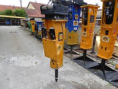 Indeco - Hammer/ Hydraulikhammer UP 621 - Adapterplatten-Ausführung / Schallschutz - Bagger: 4t-9t