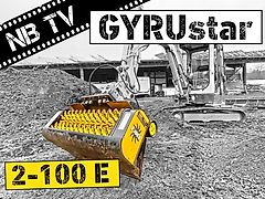 GYRUStar 2-100E (opt. Lehnhoff MS01 / HS01, Verachtert usw.) | Schaufelseparator Minibagger | Sieblöffel Bagger
