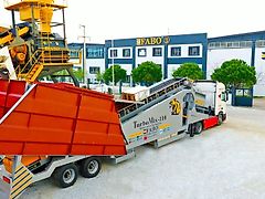 Fabo 110 m³/h Mobile Concrete Batching Plant