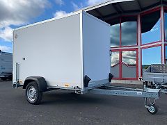 Stema Kofferanhänger 750 kg, große Hecktür, Plywood