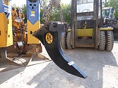 Rock - Reiß-Zahn/ Aufreiß-Zahn RZ 4/8 - Nutzlänge ca. 580 mm - Gebohrt für Bohrbild INDECO I-301 - Aufnahme Adapter zum Schrauben - Bagger: 4t-8t</