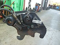 VTN - Schnellwechsler B50 hydraulisch Bolzen-Bolzen 45-45 - Bagger: Yanmar Vio B 50 / 57 - Bagger-Identmaße: 45-172-240-171-45 - unten Geräteaufnahme Identmaße: 45-175-240-175-45 - Bagger: 4t-7t