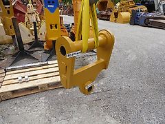 Liebherr - Kreuz-Gelenk Greifergabel - passend zu Greifer-Hydraulik GM 8/10 - Bagger: LIEBHERR LH 900 bis LH 924 - Bagger-Aufnahme: 80-575 mm lichte Weite - Greiferaufnahme unten 70 mm - Bagger: 13t-24t