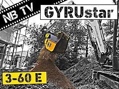 GYRUStar 3-60E | Schaufelseparator für Bagger ab 2 t | Siebschaufel Minibagger