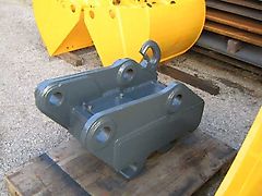 LEH - Schnellwechsler hydraulisch, HS 5 - Bolzen-Bolzen 80-80 - Bagger: Komatsu-PC 290-7-LC Bagger und zu Quick 5 Löffel - Bagger-Identmaße: 80-330-520-330-80 - unten Geräteaufnahme Identmaße: 80-440-460/490-440-80 - Bagger : 25t-30t
