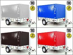 Koch Anhänger mit Plane 150x300cm 1300kg|Typ 7.13|Hochplane 160cm